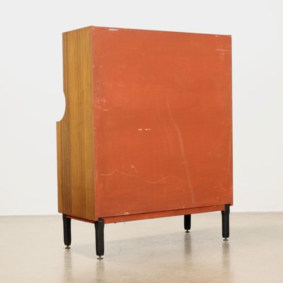 Vintage Cupboard Exotic Wood Veneer, Italy, 1960s-VMM-2022003