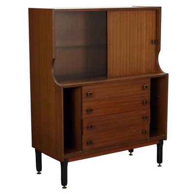 Vintage Cupboard in Exotic Wood, 1960s-VMM-2023890