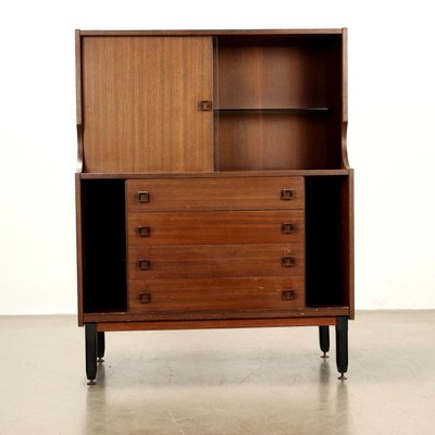 Vintage Cupboard in Exotic Wood, 1960s-VMM-2023890