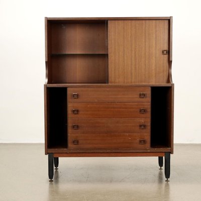 Vintage Cupboard in Exotic Wood, 1960s-VMM-2023890