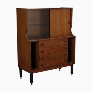 Vintage Cupboard in Exotic Wood, 1960s-VMM-2023890