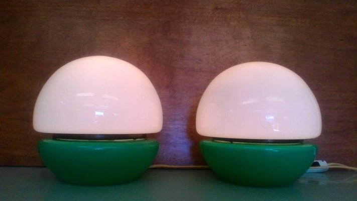 Vintage Czech Table Lamps from Kamenicky Šenov, 1970s, Set of 2-TZ-602148