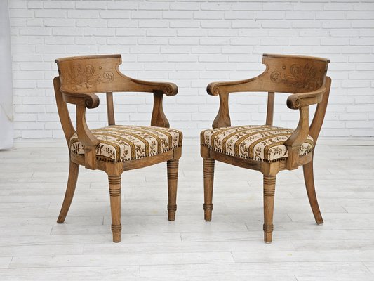 Vintage Danish Armchairs, 1940s, Set of 2-TMW-1723362