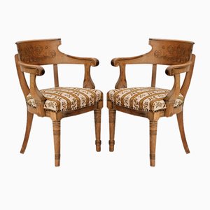 Vintage Danish Armchairs, 1940s, Set of 2-TMW-1723362