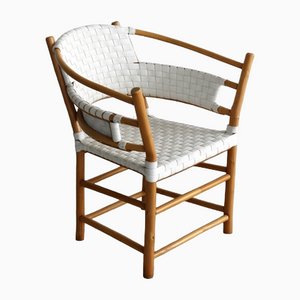 Vintage Danish Bamboo Chair, 1980s-FUN-1419681