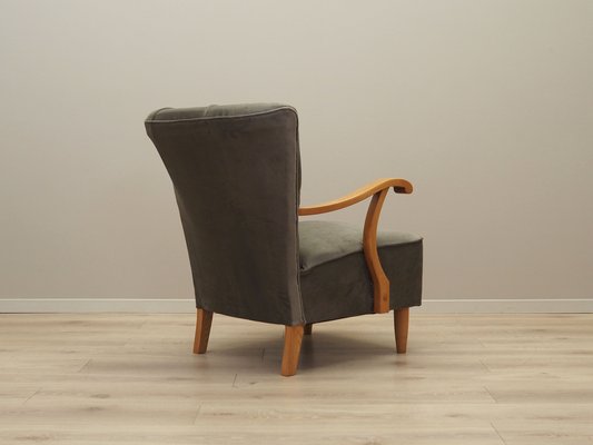 Vintage Danish Beech Armchair, 1960s-VND-1736839