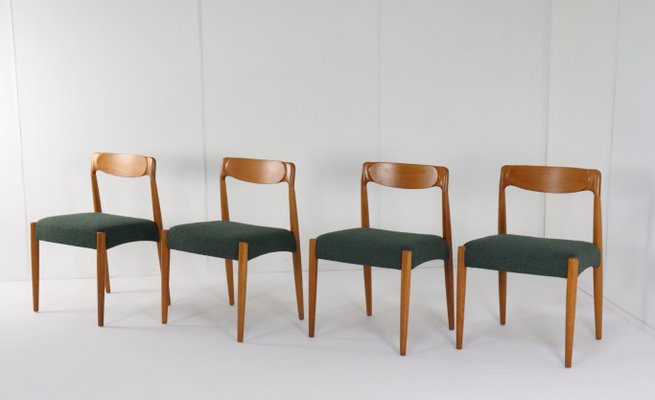 Vintage Danish Bjerremose Chairs, 1970s, Set of 4-FYZ-2018029