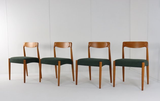 Vintage Danish Bjerremose Chairs, 1970s, Set of 4-FYZ-2018029