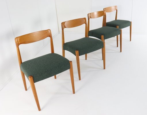 Vintage Danish Bjerremose Chairs, 1970s, Set of 4-FYZ-2018029