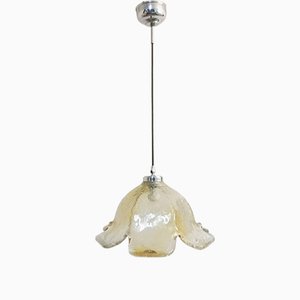 Vintage Danish Ceiling Lamp with Murano Glass Lampshade from OMI, 1980s-RGF-772229