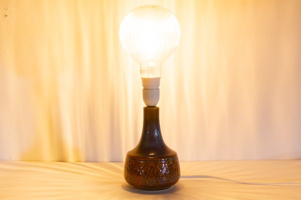 Vintage Danish Ceramic Table Lamp from Søholm, 1960s-WIX-998261