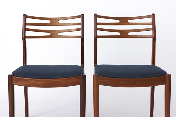 Vintage Danish Chairs in Teak by Johannes Andersen, 1960s, Set of 2-DOM-1727124