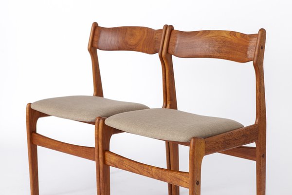 Vintage Danish Chairs in Walnut, 1960s, Set of 2-DOM-1744372