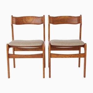 Vintage Danish Chairs in Walnut, 1960s, Set of 2-DOM-1744372