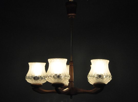 Vintage Danish Chandelier, 1950s-KDW-1821289