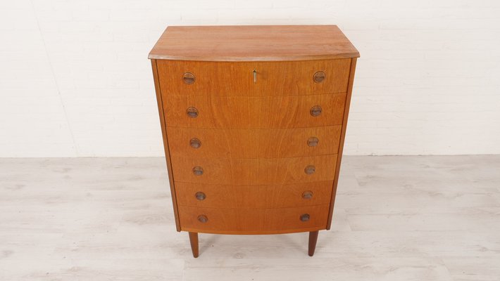 Vintage Danish Chest of 6 Drawers-HPM-1798374