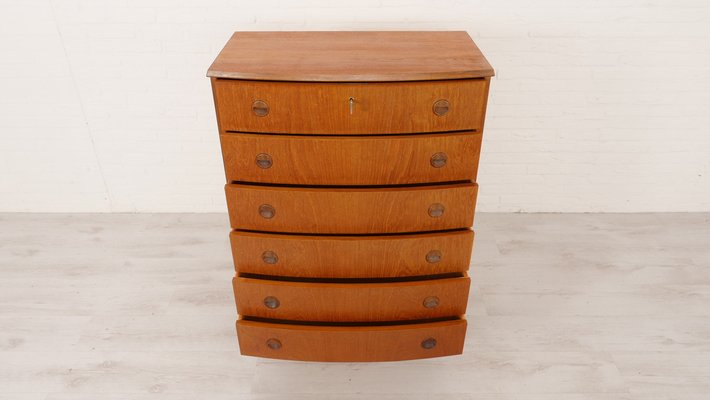 Vintage Danish Chest of 6 Drawers-HPM-1798374