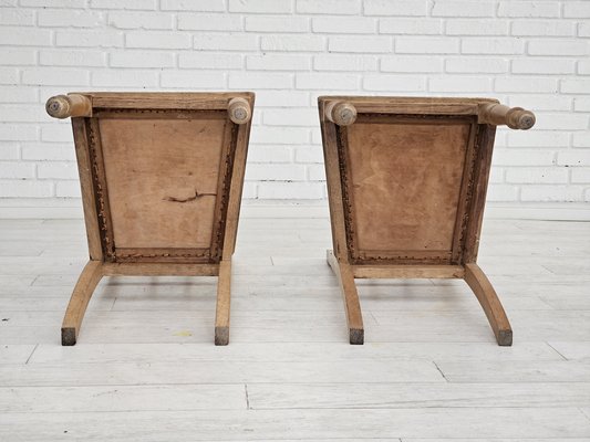 Vintage Danish Dinning Chairs in Oak, 1950s, Set of 2-TMW-1768556