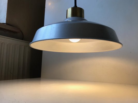 Vintage Danish Industrial Pendant Lamp from NES, 1950s-LCR-736119