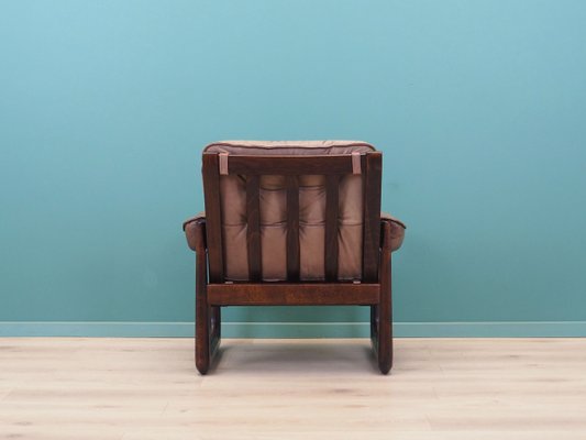 Vintage Danish Leather Chair from Genega Møbler, 1960s-VND-2019905