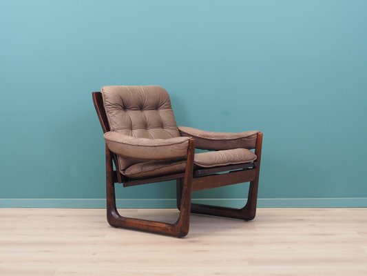 Vintage Danish Leather Chair from Genega Møbler, 1960s-VND-2019905