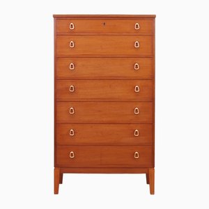 Vintage Danish Mahogany Chest of Drawers, 1970s-VND-2019871