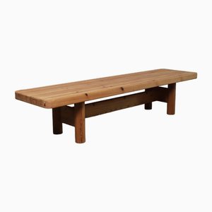 Vintage Danish Pine Bench from Architects Fris & Moltke Nielsen, 1978-FPZ-1749656