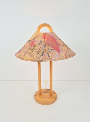 Vintage Danish Pine Table Lamp with Lys Pine, 1970s-AXJ-1778114