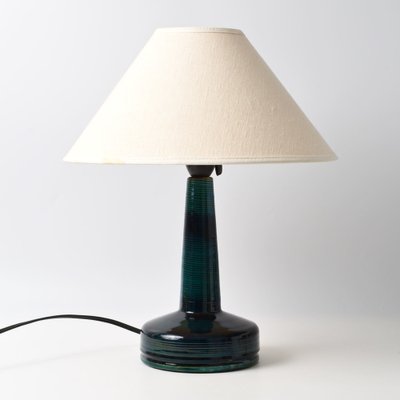 Vintage Danish Pottery Table Lamp by J. Holstein, 1960s-IXK-1806385