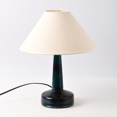 Vintage Danish Pottery Table Lamp by J. Holstein, 1960s-IXK-1806385