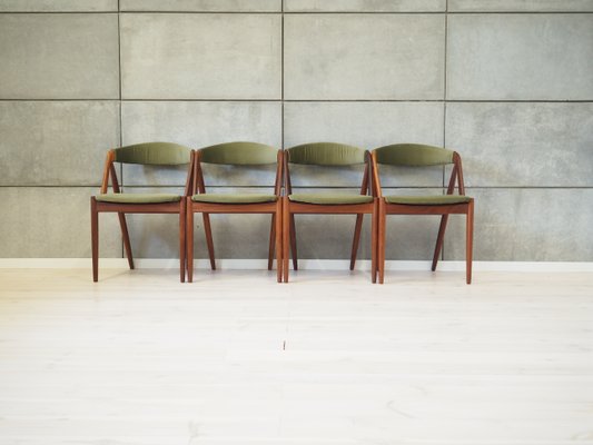 Vintage Danish Rosewood Chairs by Kai Kristiansen, 1970s, Set of 4-VND-2019811