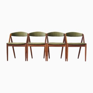 Vintage Danish Rosewood Chairs by Kai Kristiansen, 1970s, Set of 4-VND-2019811