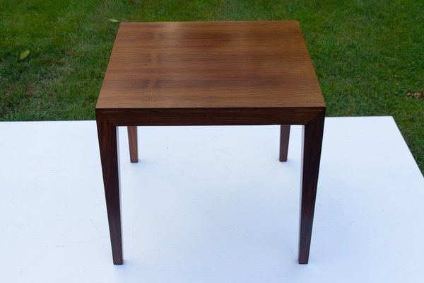 Vintage Danish Rosewood Coffee Table by Severin Hansen from Haslev Møbelsnedkeri, 1960s-WIX-1452647