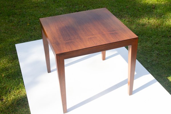 Vintage Danish Rosewood Coffee Table by Severin Hansen from Haslev Møbelsnedkeri, 1960s-WIX-1452647