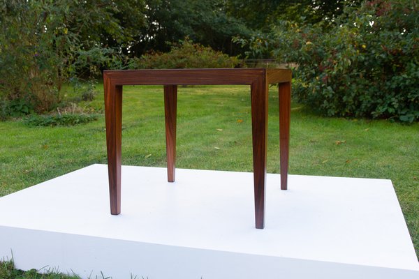 Vintage Danish Rosewood Coffee Table by Severin Hansen from Haslev Møbelsnedkeri, 1960s-WIX-1452647