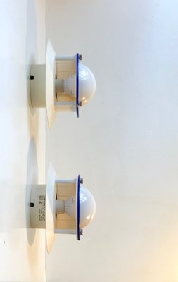 Vintage Danish Space Age Wall Lights from Design-Light, 1980s, Set of 2-LCR-911629