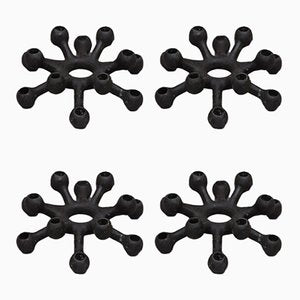 Vintage Danish Spider Candleholders by Jens Quistgaard, Set of 4-HFR-830438