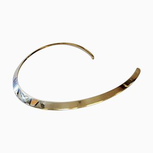 Vintage Danish Sterling Silver Neck Ring by N.E. From, 1960s-HEU-714931