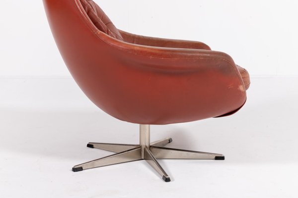 Vintage Danish Swivel Lounge Chair by Henry W. Klein-KMC-2022239