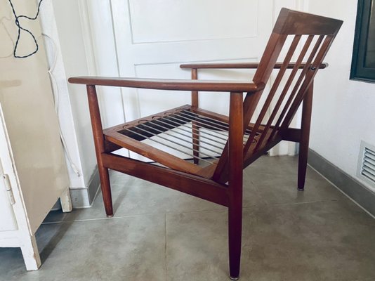 Vintage Danish Teak Armchair, 1960s-PYR-1357918