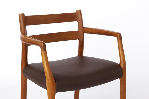 Vintage Danish Teak Armchair #67 by Niels Møller, 1970s-DOM-1773447