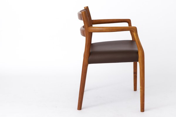 Vintage Danish Teak Armchair #67 by Niels Møller, 1970s-DOM-1773447