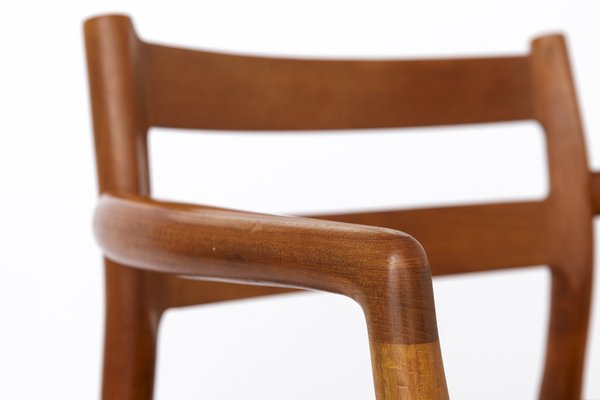 Vintage Danish Teak Armchair #67 by Niels Møller, 1970s-DOM-1773447