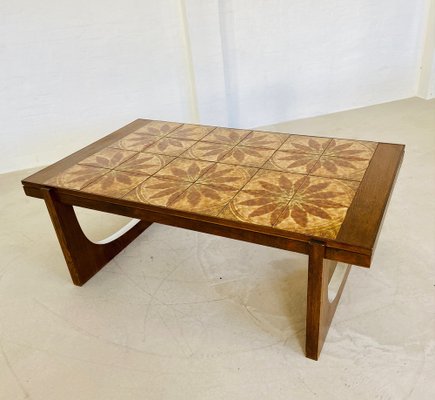 Vintage Danish Teak & Ceramic Coffee Table, 1965-UAY-2031615