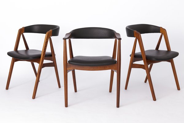 Vintage Danish Teak Chairs from Farstrup, 1960s, Set of 4-DOM-2042968