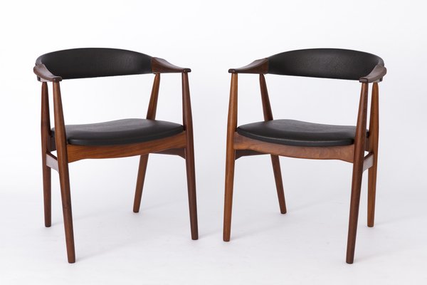 Vintage Danish Teak Chairs from Farstrup, 1960s, Set of 4-DOM-2042968