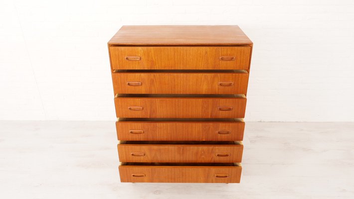 Vintage Danish Teak Chest of 6 Drawers-HPM-1797018