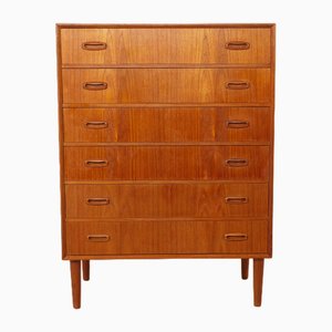 Vintage Danish Teak Chest of 6 Drawers-HPM-1797018