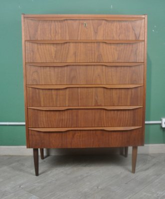 Vintage Danish Teak Chest of Drawers, 1960s-ROJ-2036140