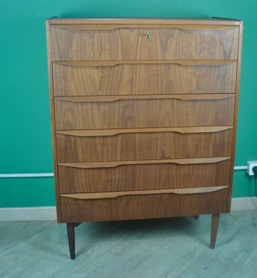 Vintage Danish Teak Chest of Drawers, 1960s-ROJ-2036140